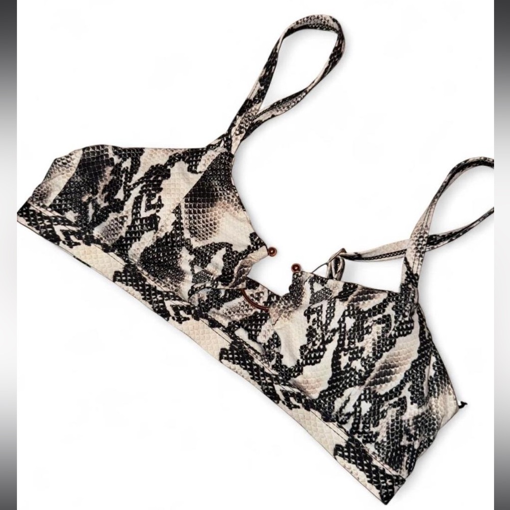 Snake Print Bikini top